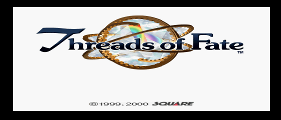 Threads of Fate Title Screen